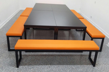 Urban Table and Bench in Flexible arrangement.JPG